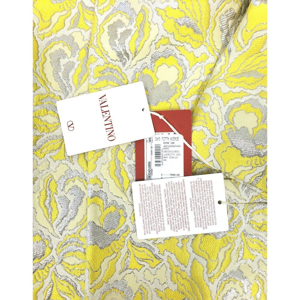 $7000 Valentino Iris Women's Floral Brocade Coat Jacket Size 40 / US 4 - Italy - Picture 5 of 7